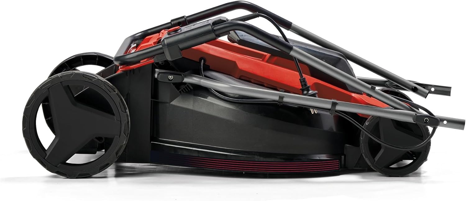 Einhell Elektro-Rasenmäher GC-EM 1800/43 (1.800 W, 43 cm Schnittbreite, bis 800 m², 50 L Fangkorb, zentrale Schnitthöhenverstellung mit 20-65 mm Schnitthöhe)