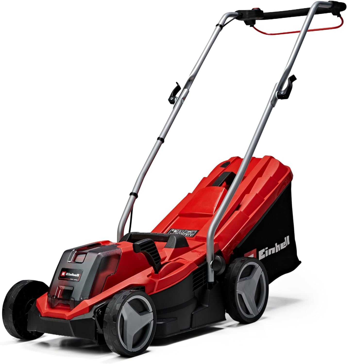 Einhell Akku-Rasenmäher GE-CM 18/33 Li Kit, 18 V, 33 cm Schnittbreite, bis 200 m², 30 L Fangkorb, inkl. 4,0 Ah Akku + Lader