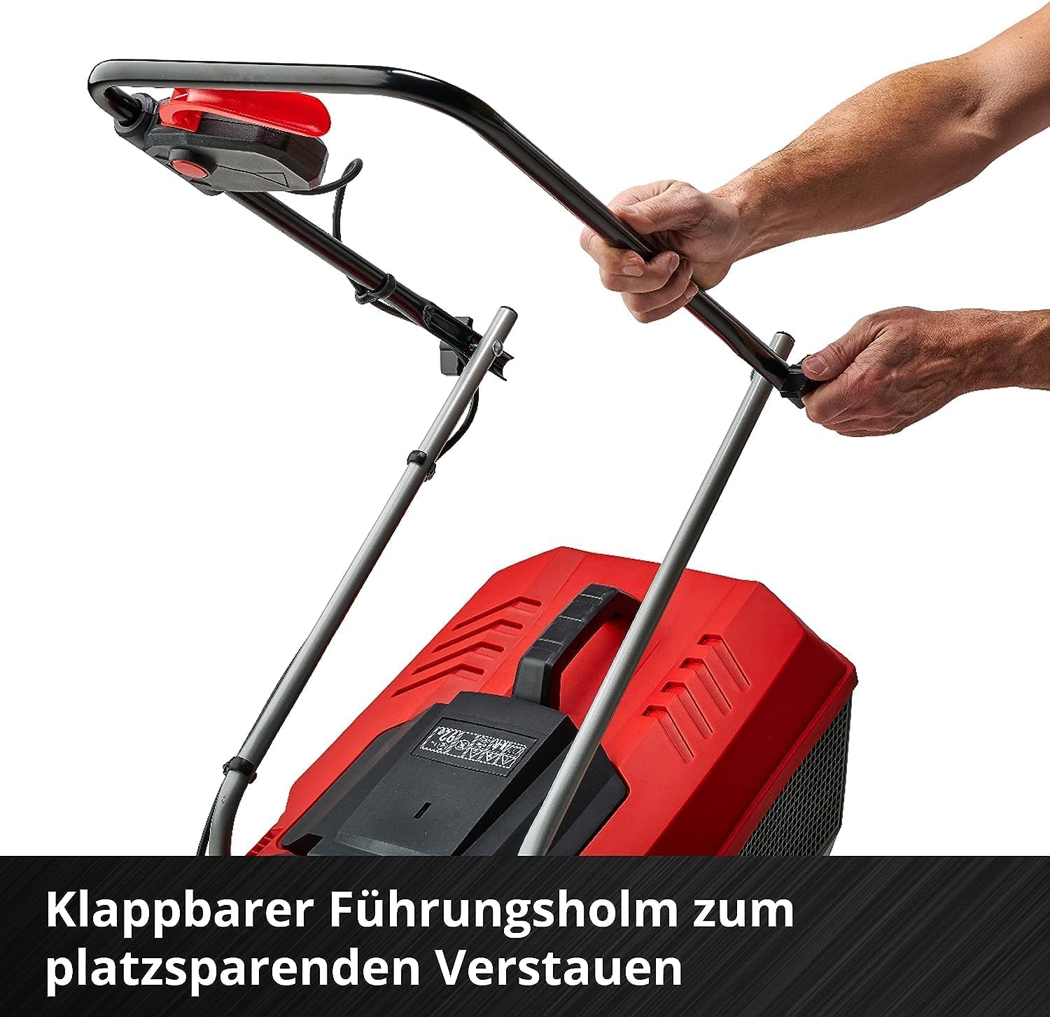 Einhell Akku-Rasenmäher GE-CM 18/30 Li Kit, 18 V, 30 cm, bis 150 m², Brushless, 25 L Fangkorb, inkl. 3,0 Ah Akku + Ladegerät