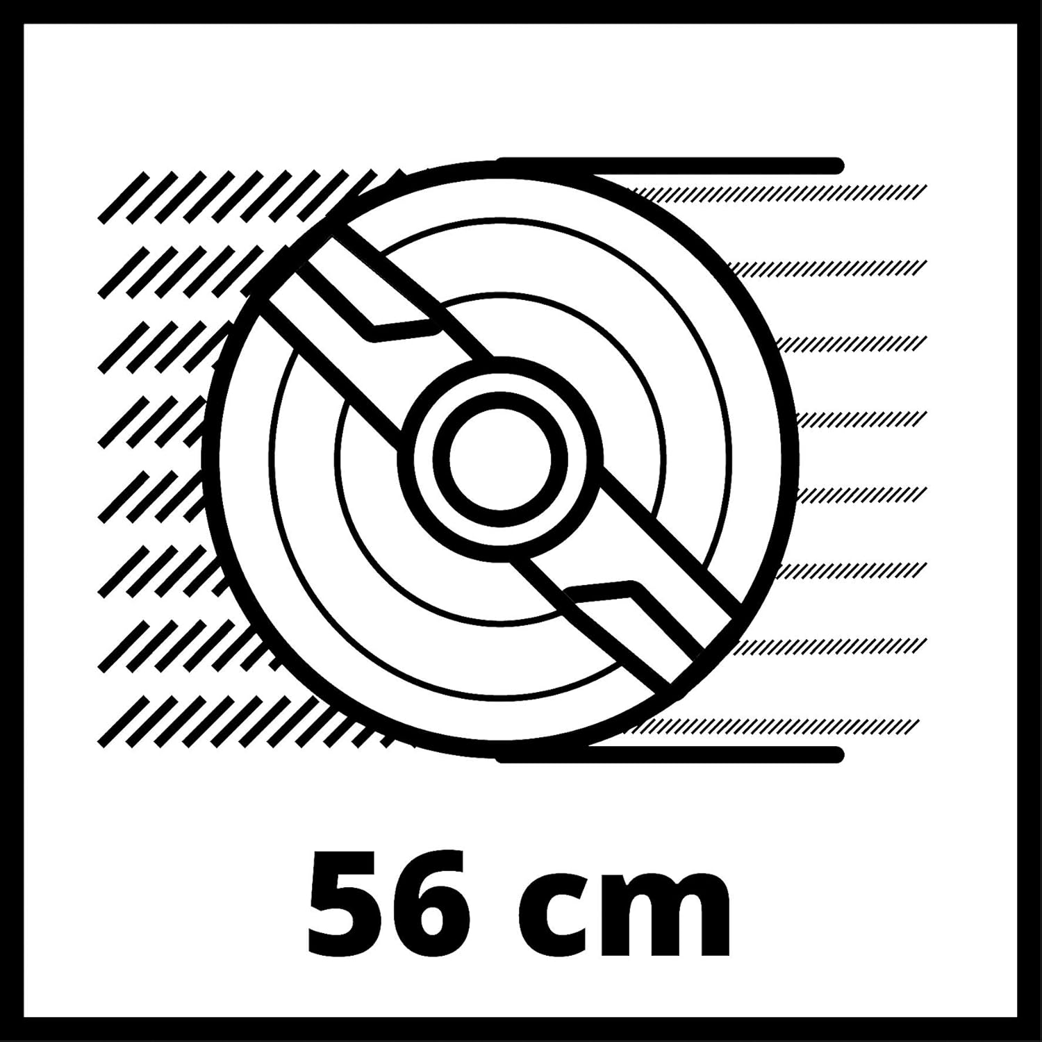 Einhell Benzin-Rasenmäher GC-PM 56/2 S HW (für 2.200 m², Frontbumper, OHV-Motor mit GT-Markengetriebe, Einhell Quick-Start-System, Vortex Technology Deck mit 5-in-1-Funktion)