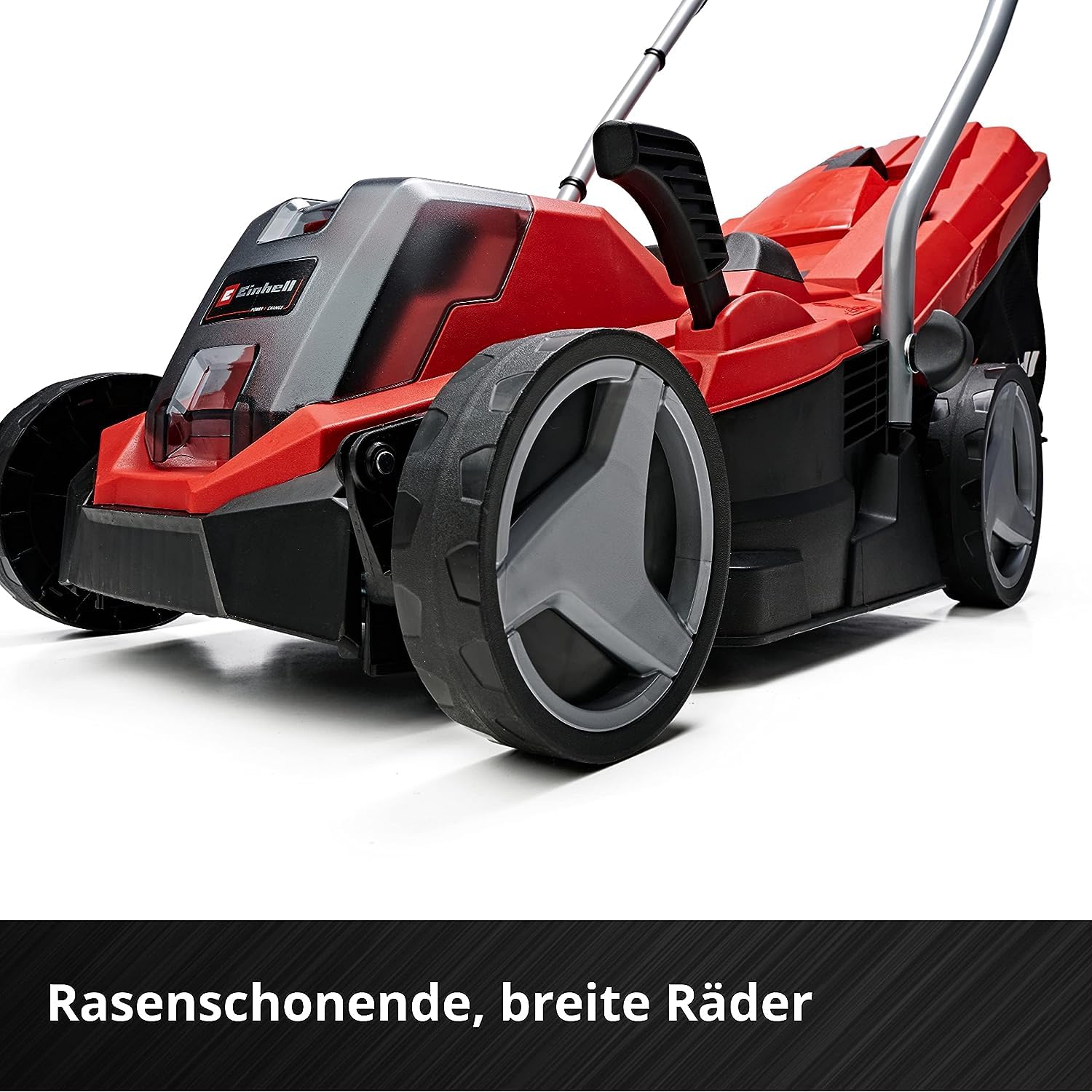 Einhell Akku-Rasenmäher GE-CM 18/33 Li Kit, 18 V, 33 cm Schnittbreite, bis 200 m², 30 L Fangkorb, inkl. 4,0 Ah Akku + Lader