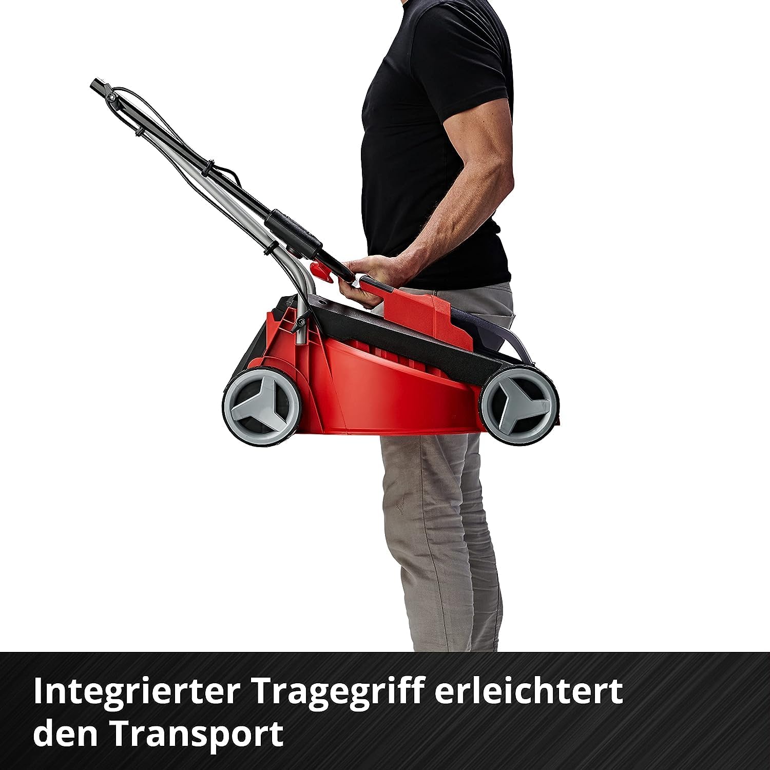 Einhell Akku-Rasenmäher GE-CM 18/30 Li Kit, 18 V, 30 cm, bis 150 m², Brushless, 25 L Fangkorb, inkl. 3,0 Ah Akku + Ladegerät