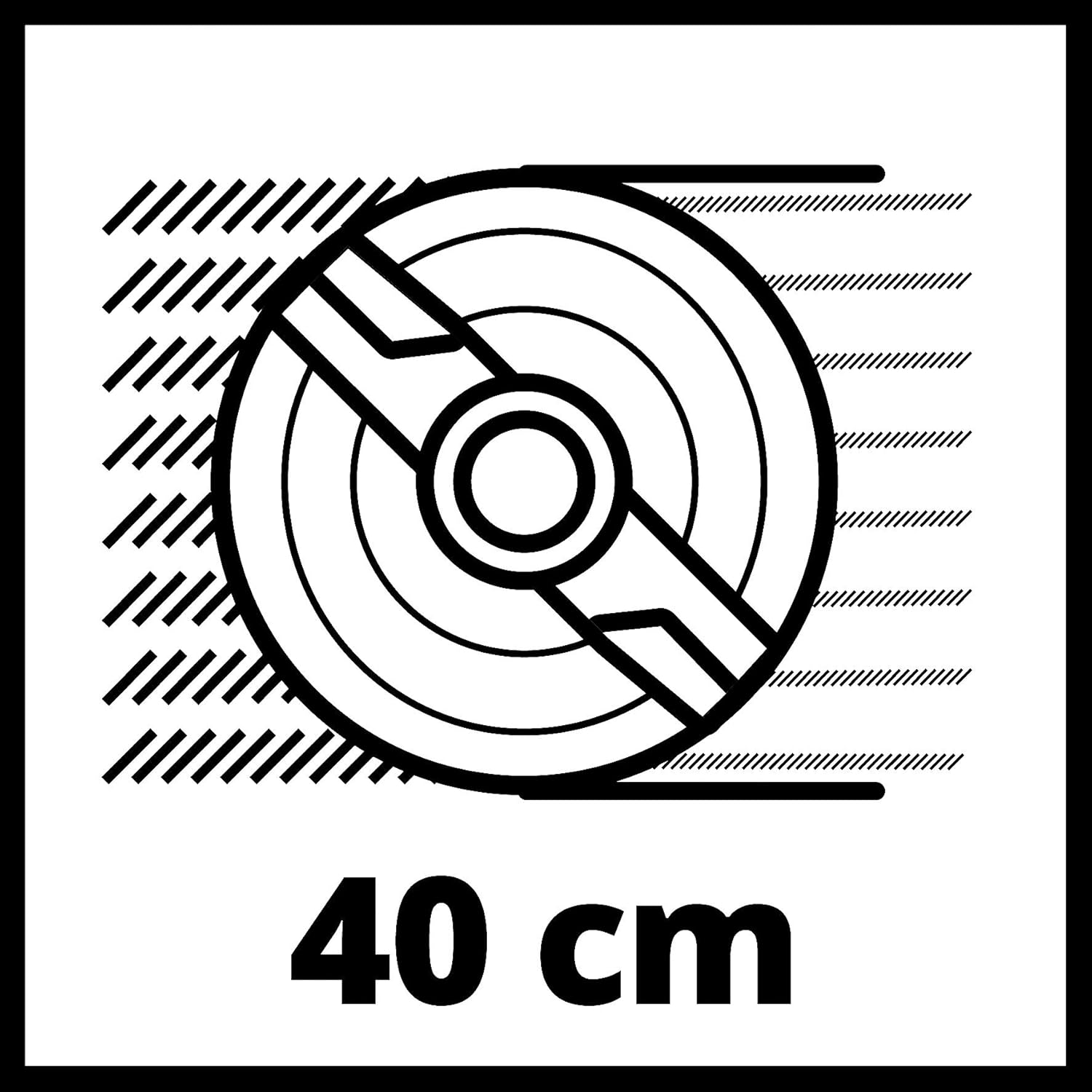 Einhell Benzin-Rasenmäher GC-PM 40/2 S (2 kW, 1-Zylinder 4-Takt-OHV-Motor, abschaltbarer Hinterradantrieb, 7-stufige zentrale Schnitthöhenverstellung, 45 l-Grasfangsack)