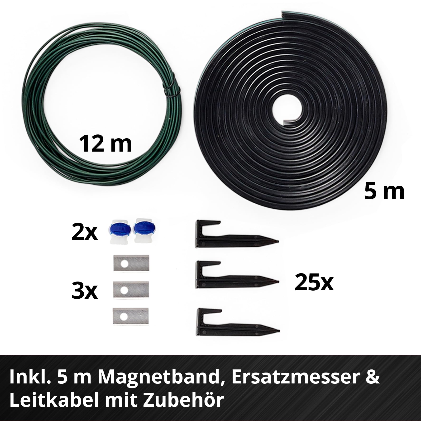 Einhell Akku-Rasenmäher GE-CM 18/33 Li Kit, 18 V, 33 cm Schnittbreite, bis 200 m², 30 L Fangkorb, inkl. 4,0 Ah Akku + Lader