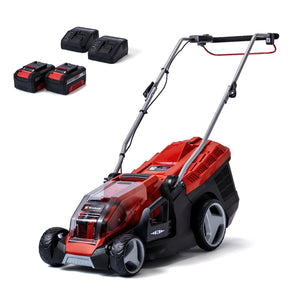 Einhell Akku-Rasenmäher GE-CM 36/36 Li Kit, 36 V, 36 cm Schnittbreite, Brushless, 40 L Fangkorb, 2x Akku + 2x Ladegerät