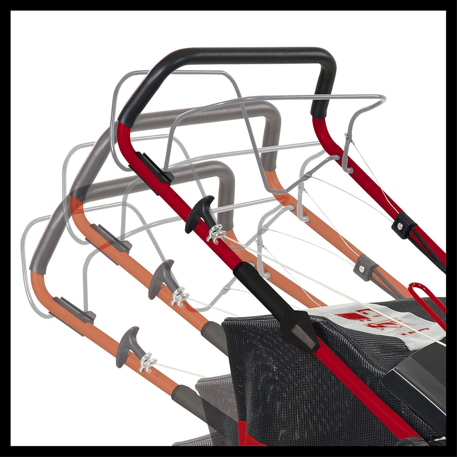 Einhell Benzin-Rasenmäher GC-PM 56/2 S HW (für 2.200 m², Frontbumper, OHV-Motor mit GT-Markengetriebe, Einhell Quick-Start-System, Vortex Technology Deck mit 5-in-1-Funktion)