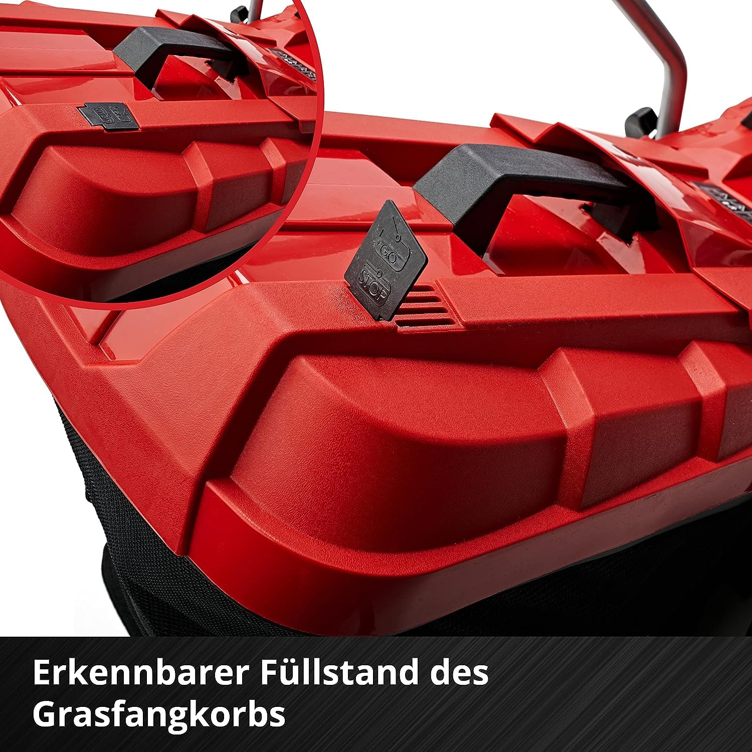 Einhell Akku-Rasenmäher GE-CM 18/33 Li Kit, 18 V, 33 cm Schnittbreite, bis 200 m², 30 L Fangkorb, inkl. 4,0 Ah Akku + Lader